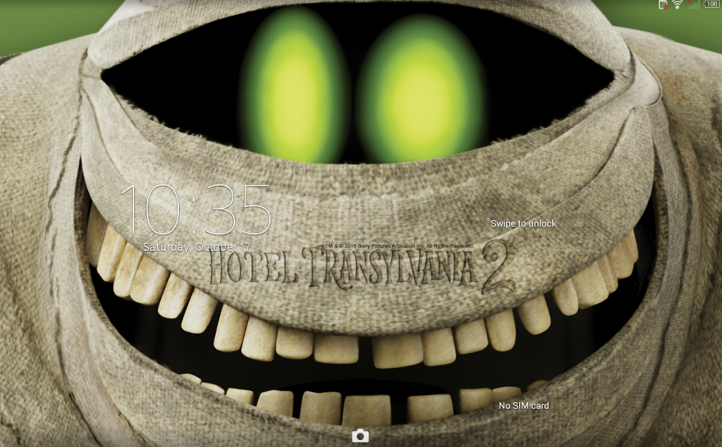 Sony Xperia Hotel Transylvania 2 Murray Theme