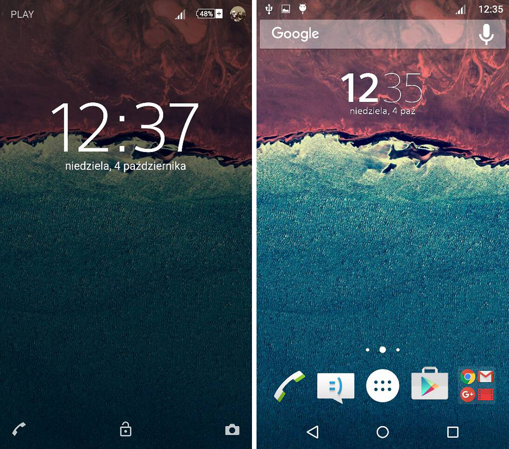 Xperia Android AOSP 6.0 Theme