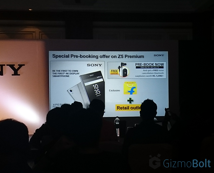 Xperia Z5 Premium pre-book offers in India