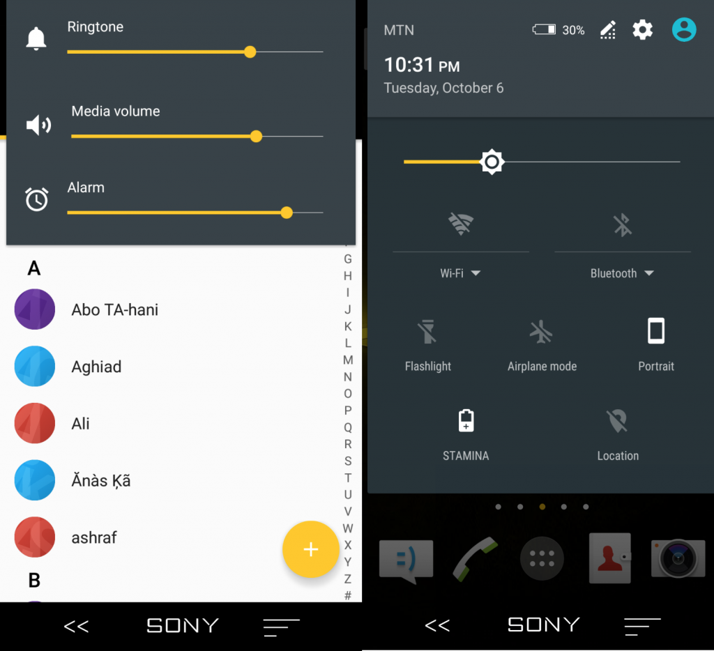 Download Xperia Blacksun Theme