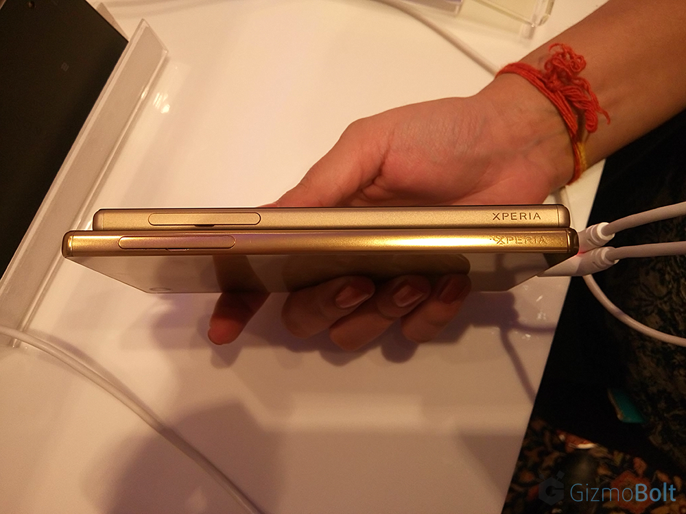 Xperia Z5 vs Z5 Premium Length Comparison