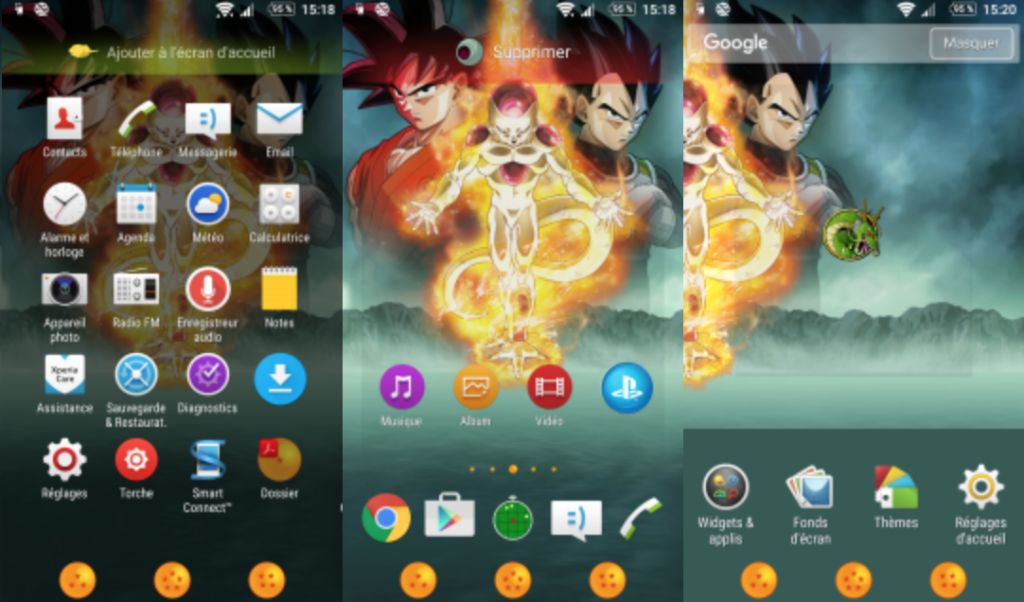 Xperia Dragon Ball Z - Fukkatsu Theme apk