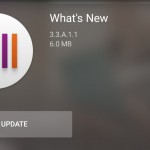 Sony What’s New app, version 3.3.A.1.1 update rolling