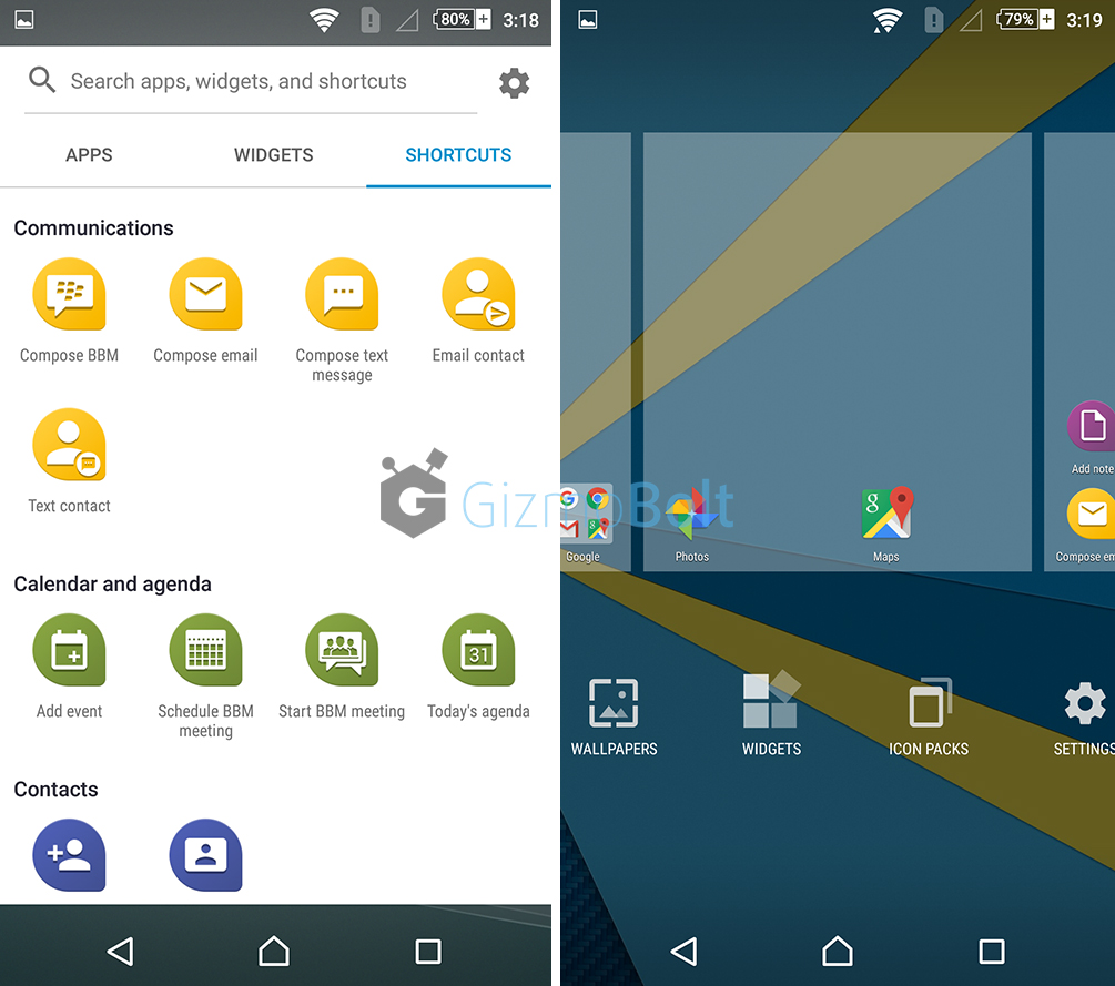 BlackBerry Priv Launcher apk