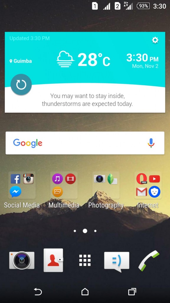 Xperia LG G4 inspired theme