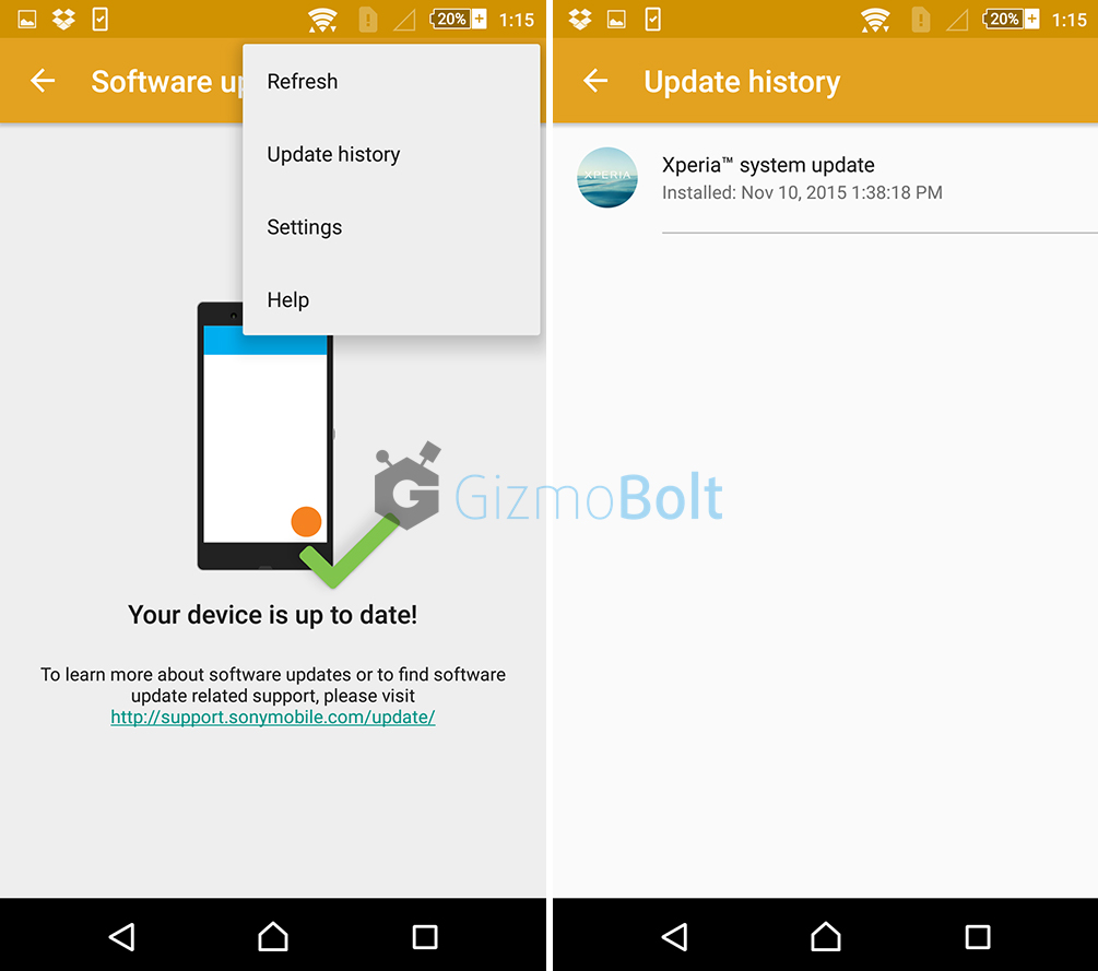 Sony Software update apk