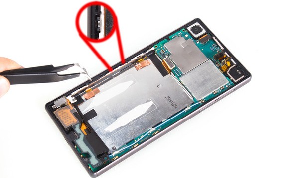 Removing fingerprint sensor from Xperia Z5