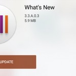 Sony What’s New app, version 3.3.A.0.3 update rolling