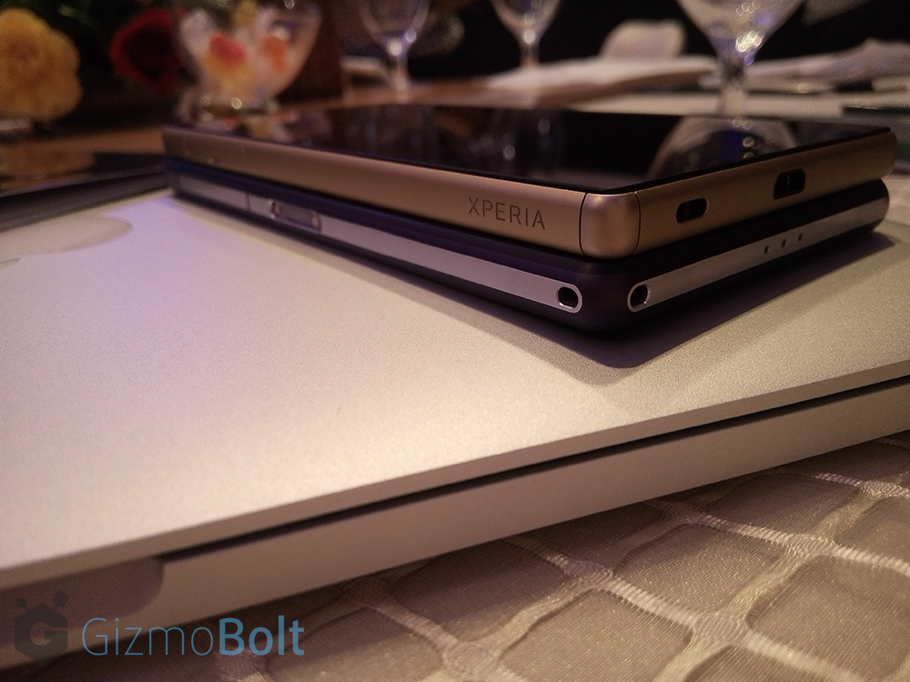 Xperia Z2 vs Xperia Z5 Design Comaprison