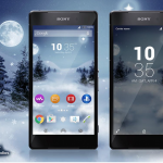 Xperia Frozen Christmas and Y Theme X Material Edition