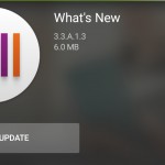 Sony What’s New app, version 3.3.A.1.3 update rolling