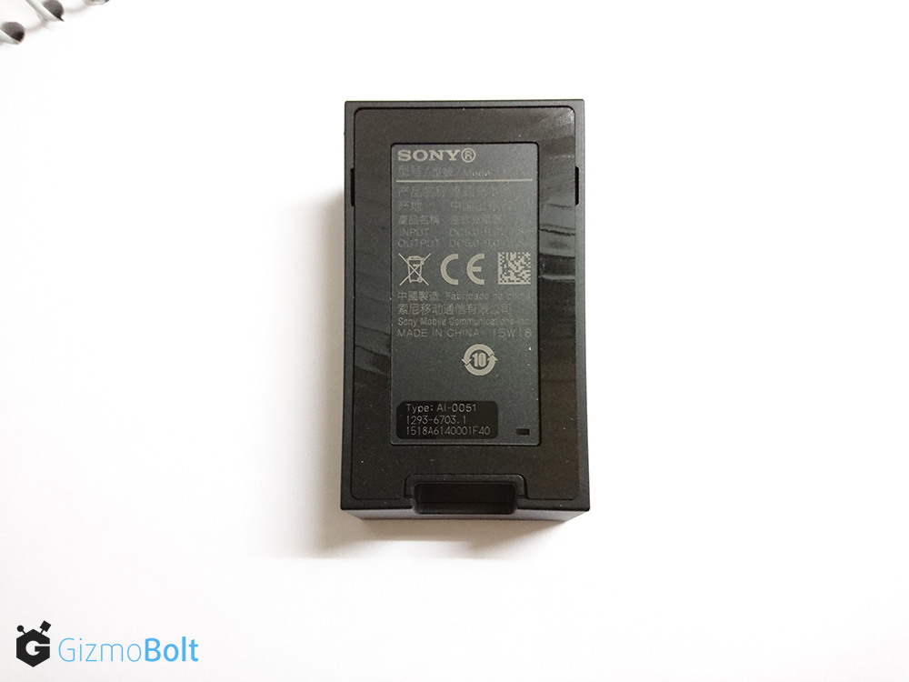 Sony DK52 Charging Dock Markings