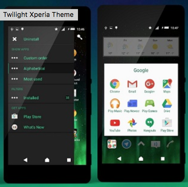 Download Xperia Twilight Theme