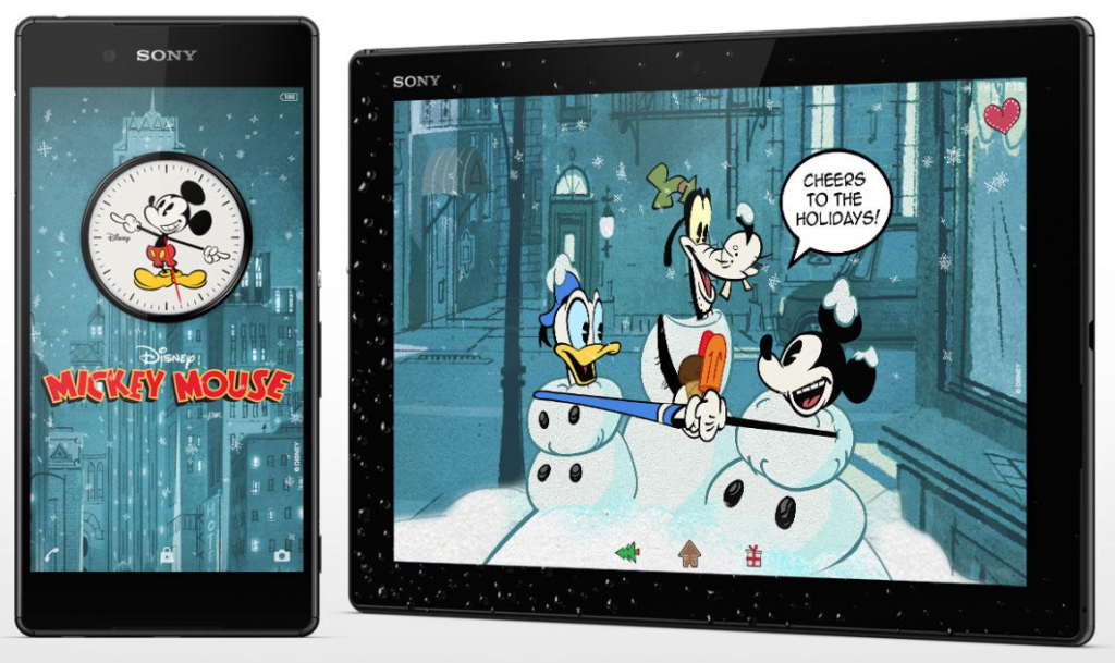 Xperia Mickey Holidays Theme