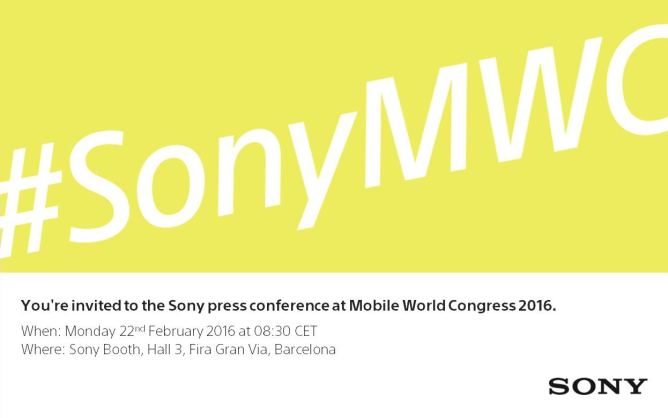 Sony MWC 2016 Press Conference