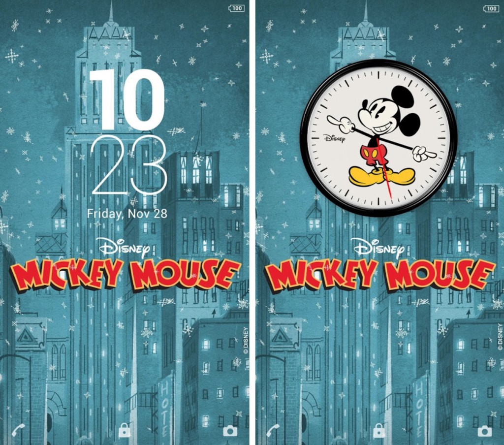 Download Xperia Mickey Holidays Theme