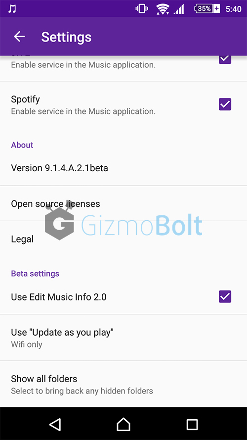 Music 9.1.4.A.2.1 apk