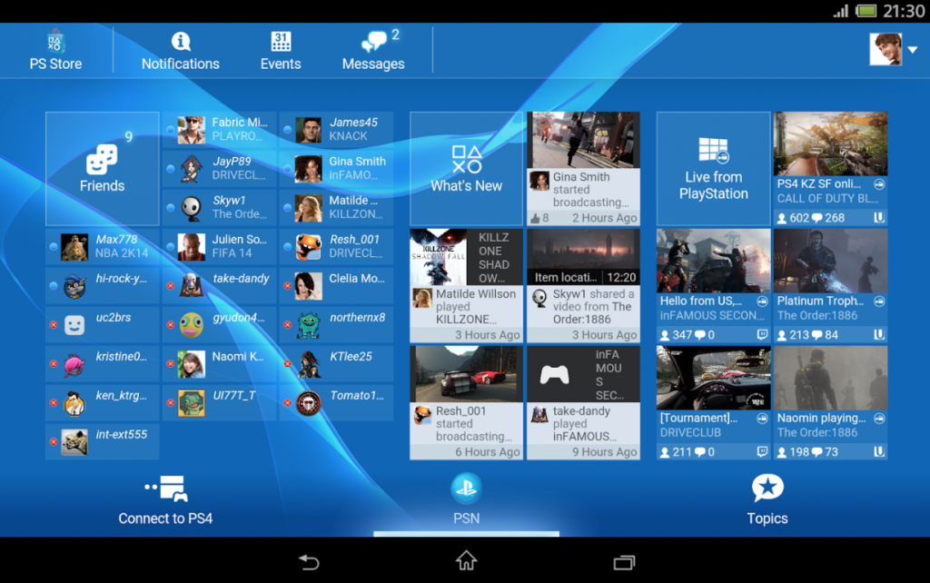 Sony PlayStation App 3.20.0 version apk