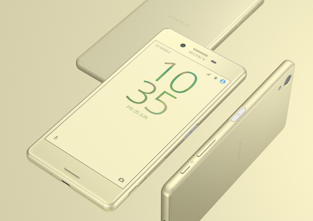 Xperia X Gold Design