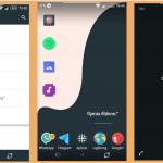 Material Design inspired Xperia themes – Reborn and Spin