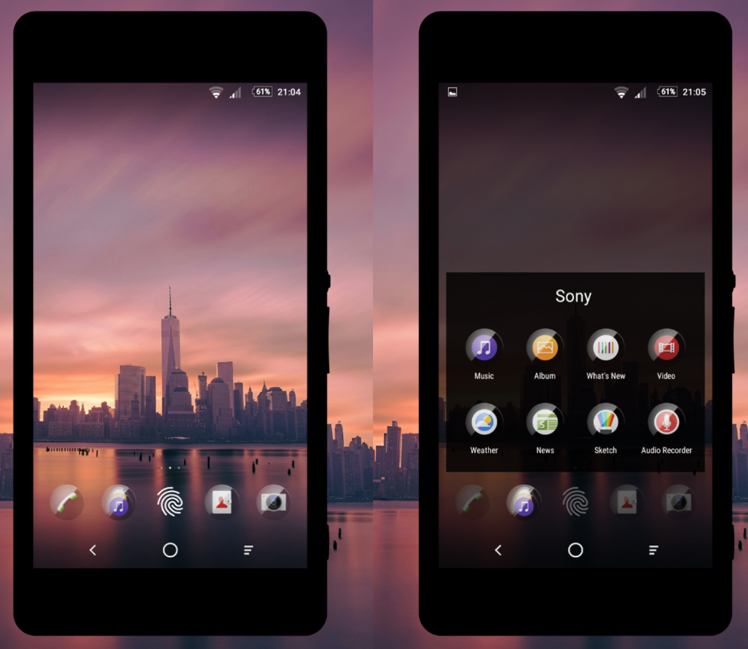 Icon Pack Glass 2 for Xperia Home Launcher