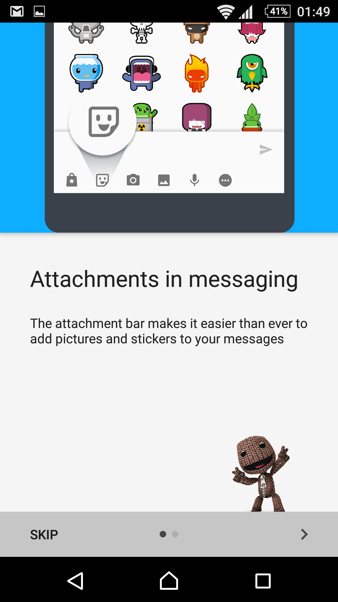 Xperia 6.0.1 Messaging App