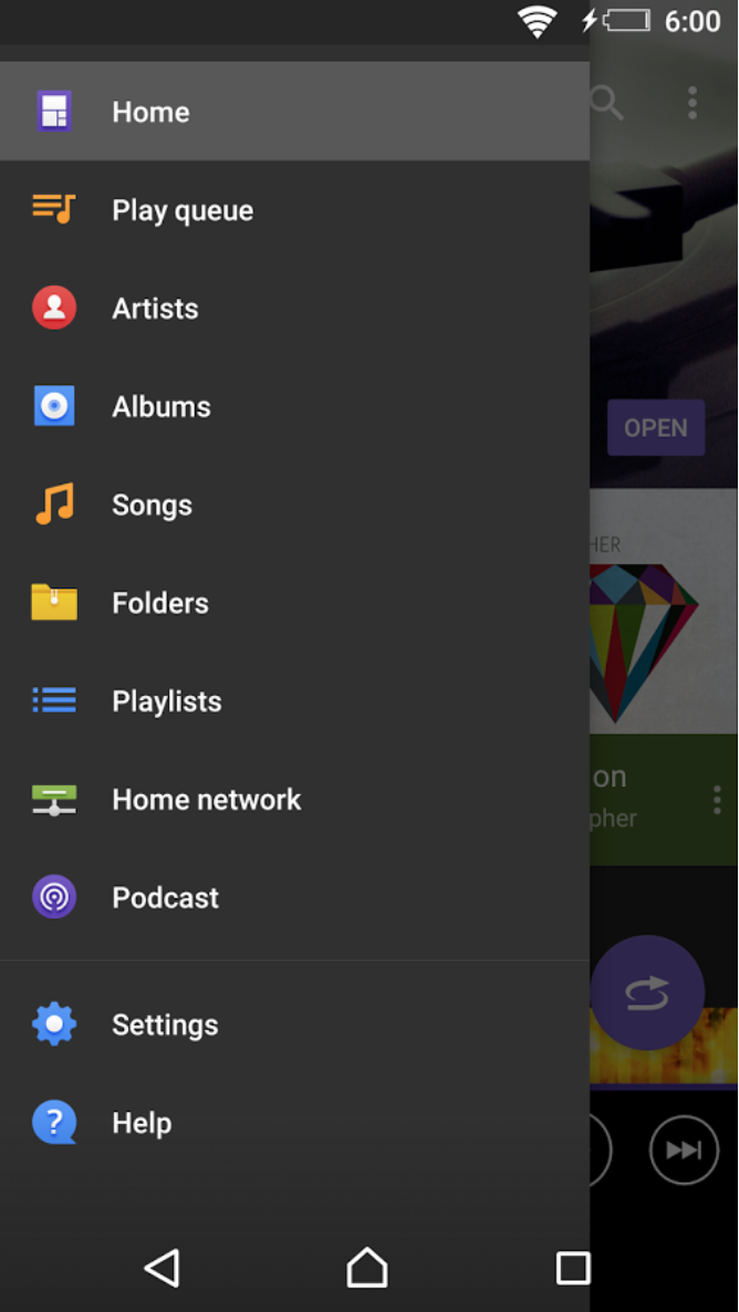 Sony Xperia Music 9.1.8.A.1.1 beta app
