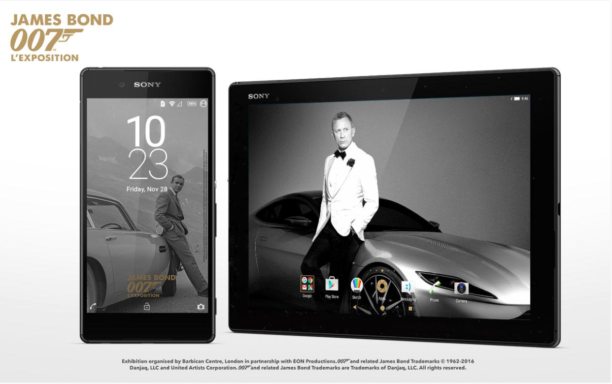 Xperia James Bond Expo Paris Theme