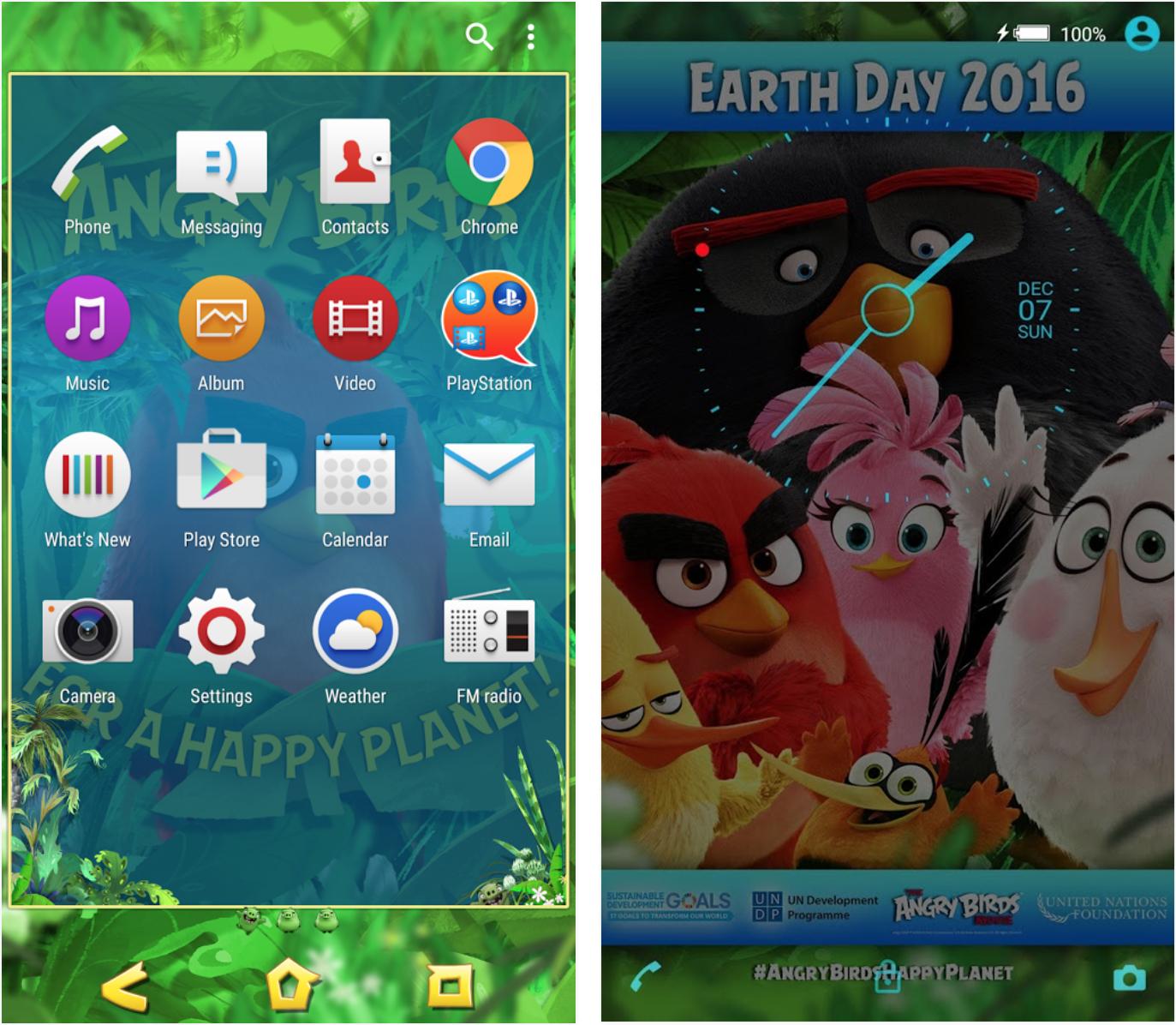 Xperia Angry Birds Theme