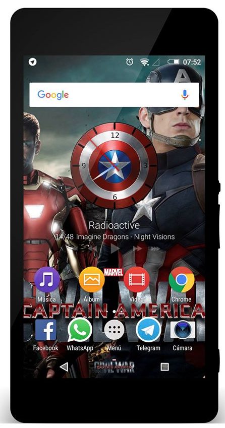 Xperia Captain America Theme