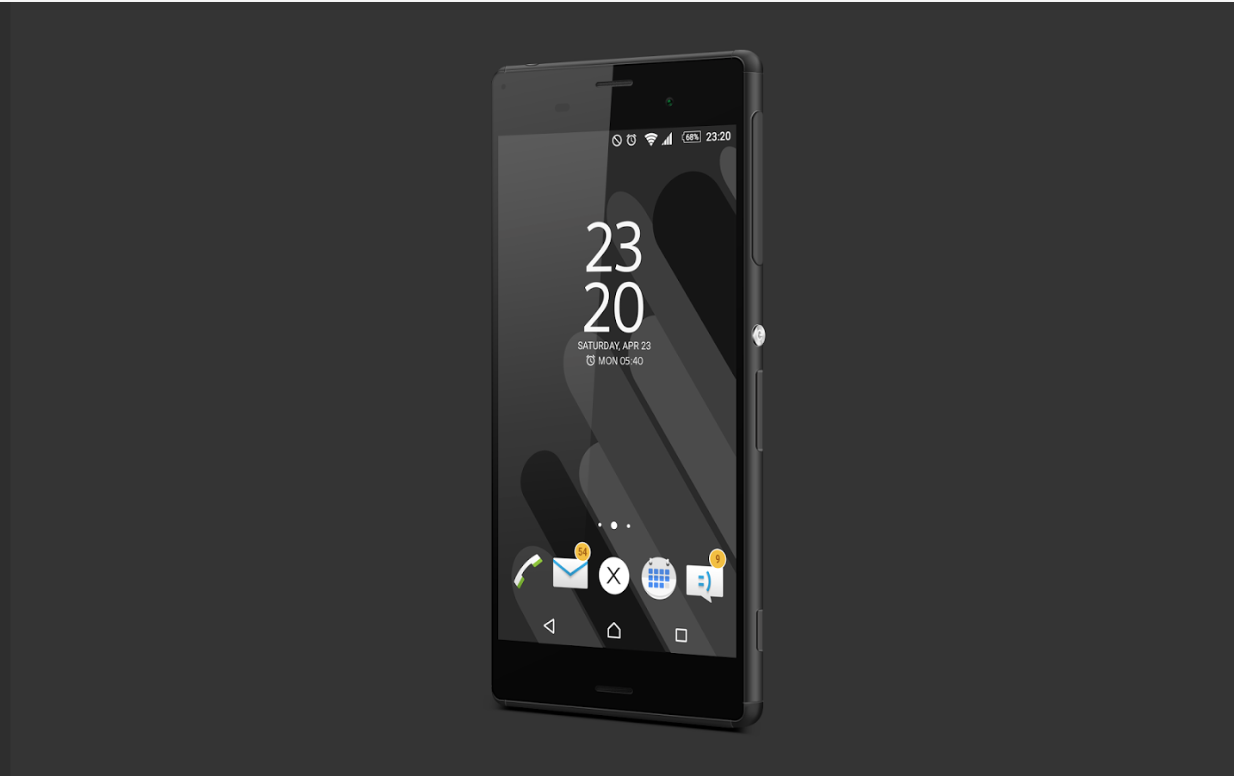 Xperia Black Larzac Theme