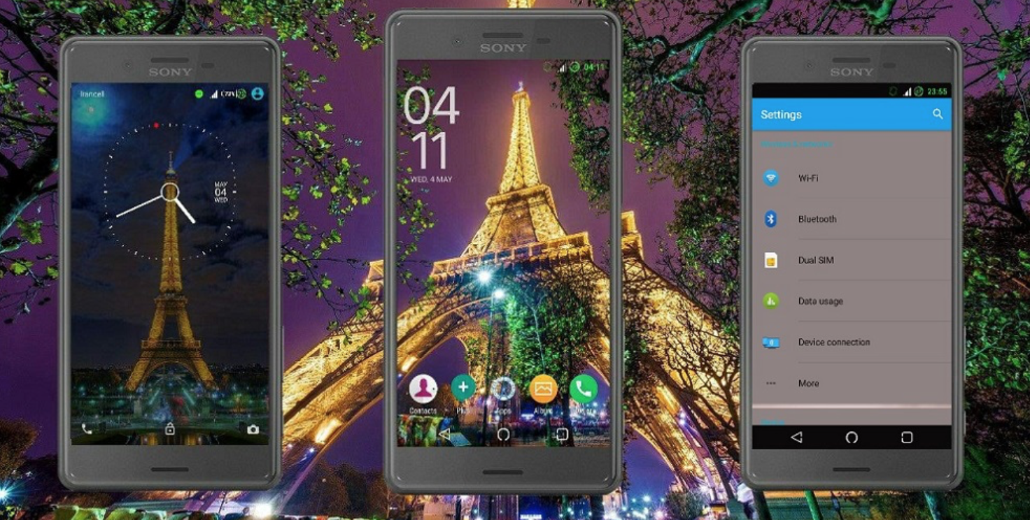 Xperia Eiffel Tower Romantic Theme