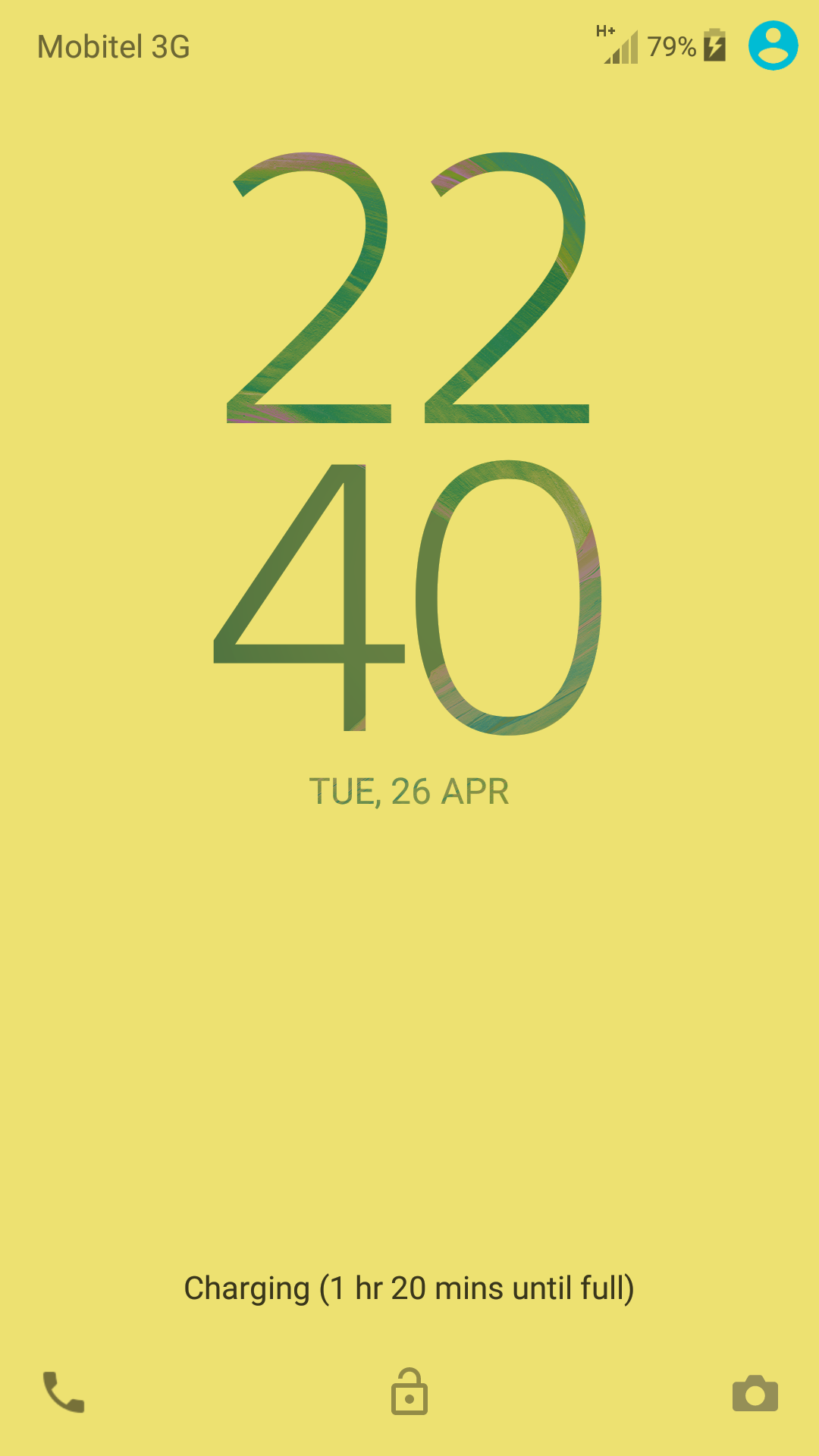 Xperia X Lockscreen App Yellow Wallpaper Gizmo Bolt Exposing