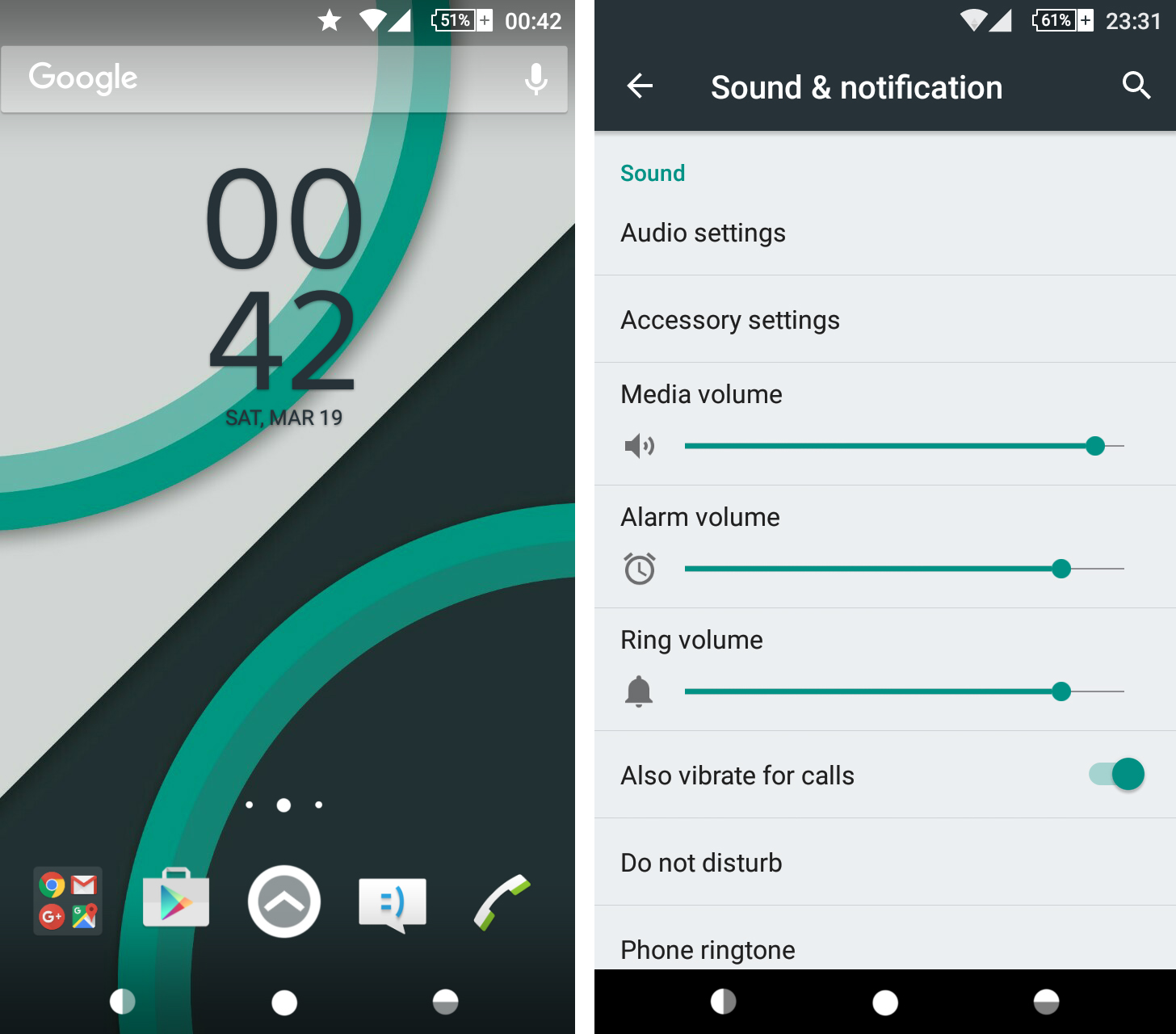 Xperia Xircle theme - Teal Color