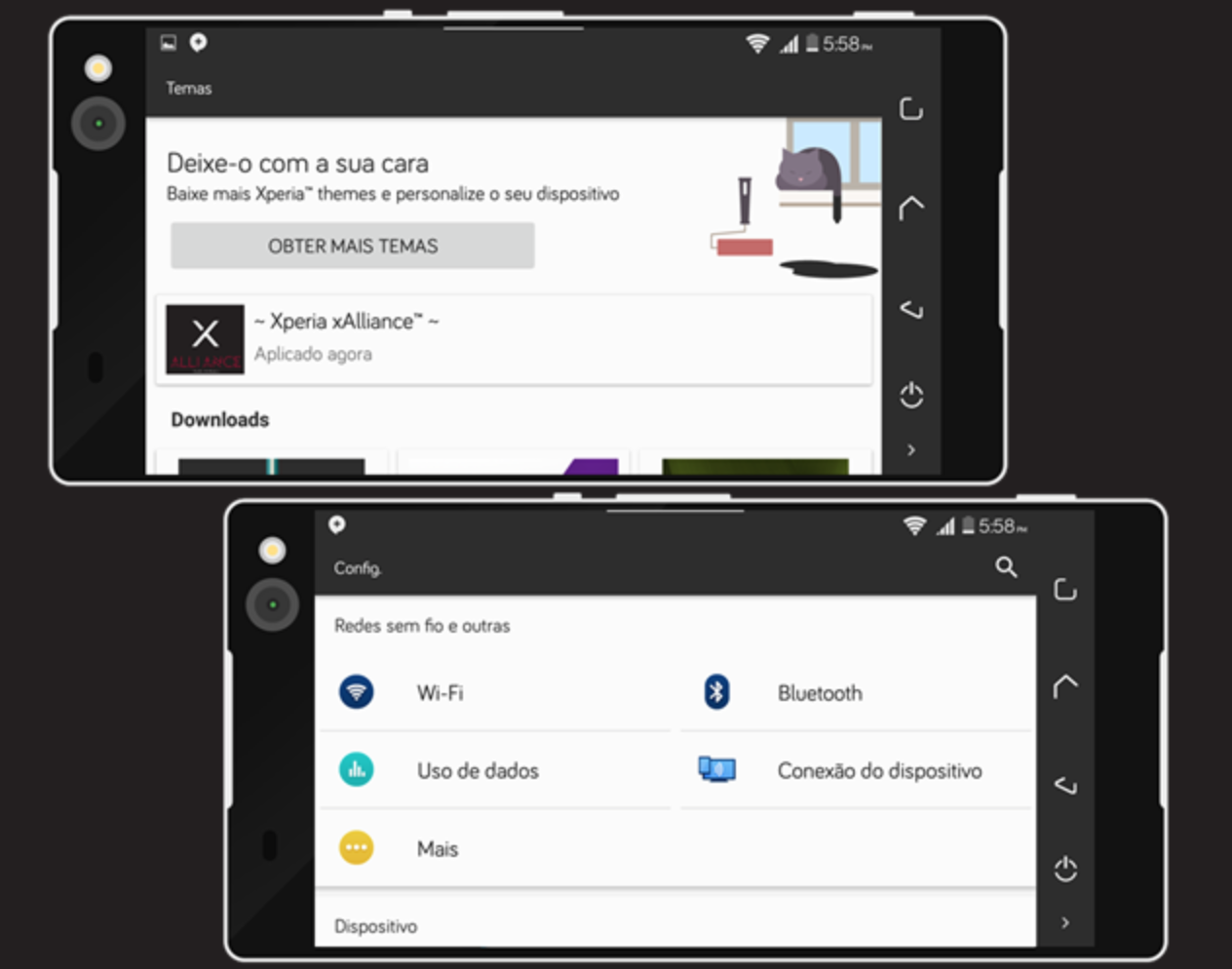 Xperia xAlliance Theme apk