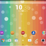 Sony Xperia Rainbow Bubbles & Box Theme