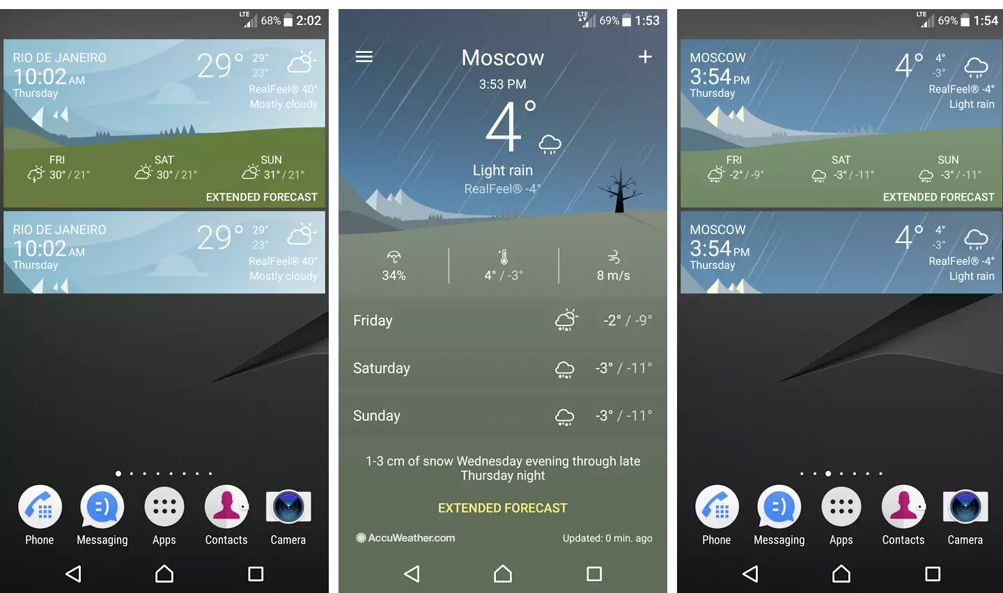 Sony Weather App