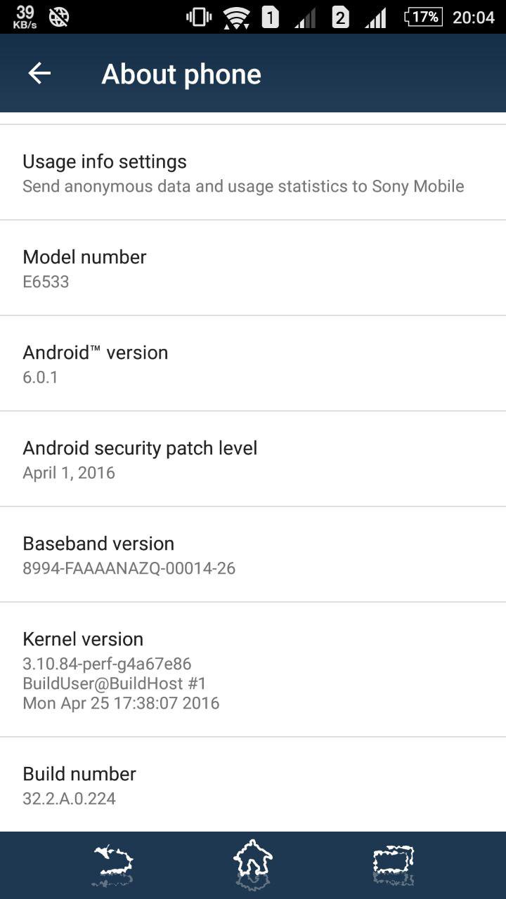 Xperia Z3+ 32.2.A.0.224 Firmware Update