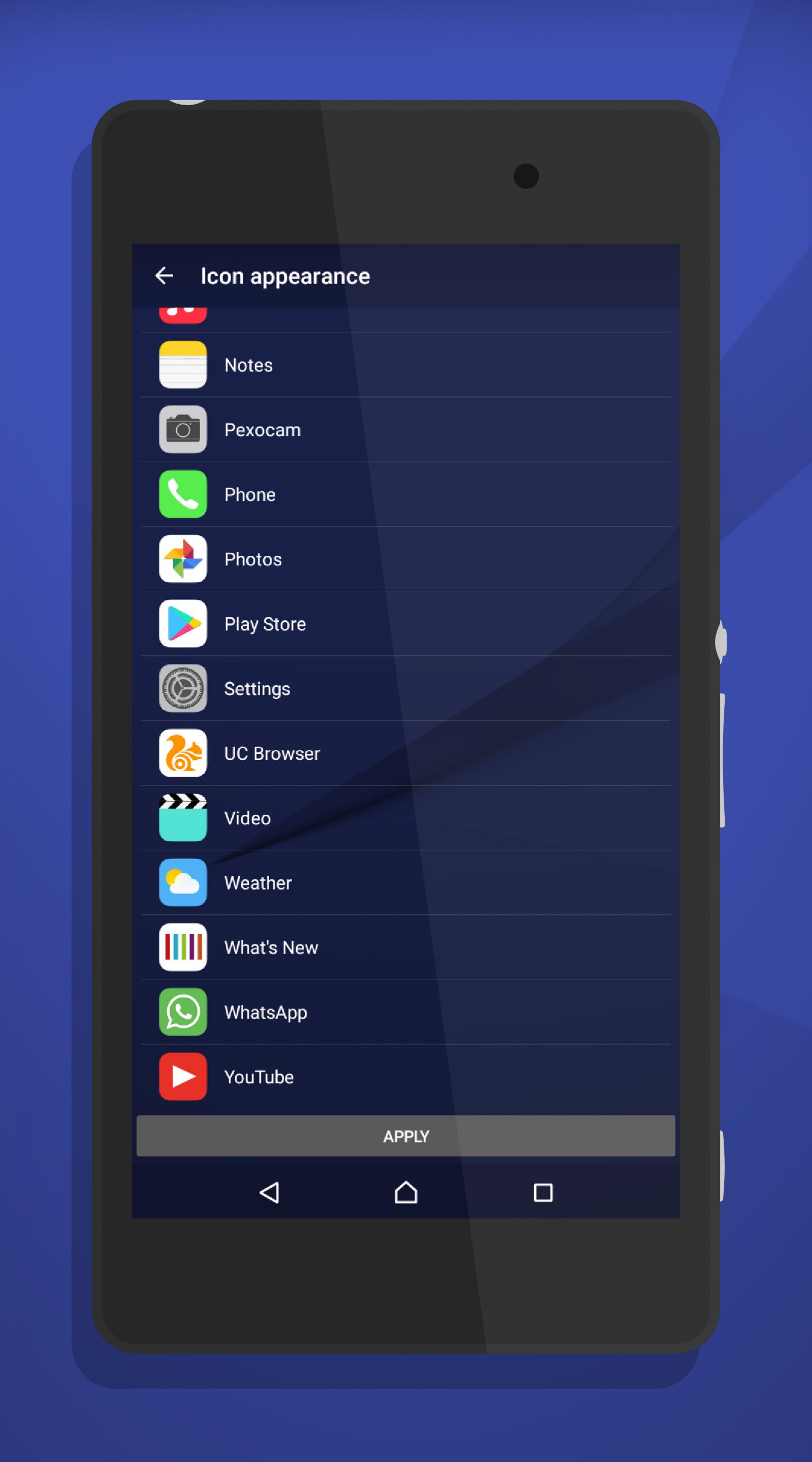 iOS Style Icon Pack for Sony Xperia Home Launcher