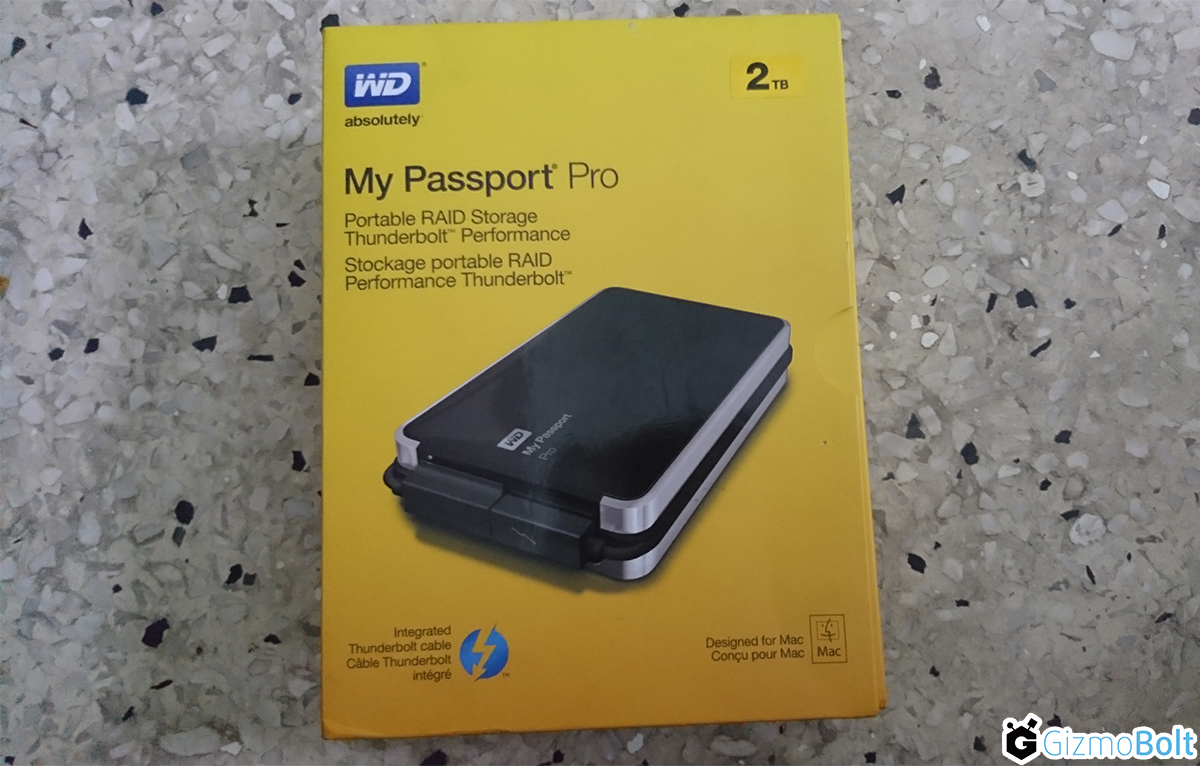 wWestern Digital My Passport Pro Unboxing