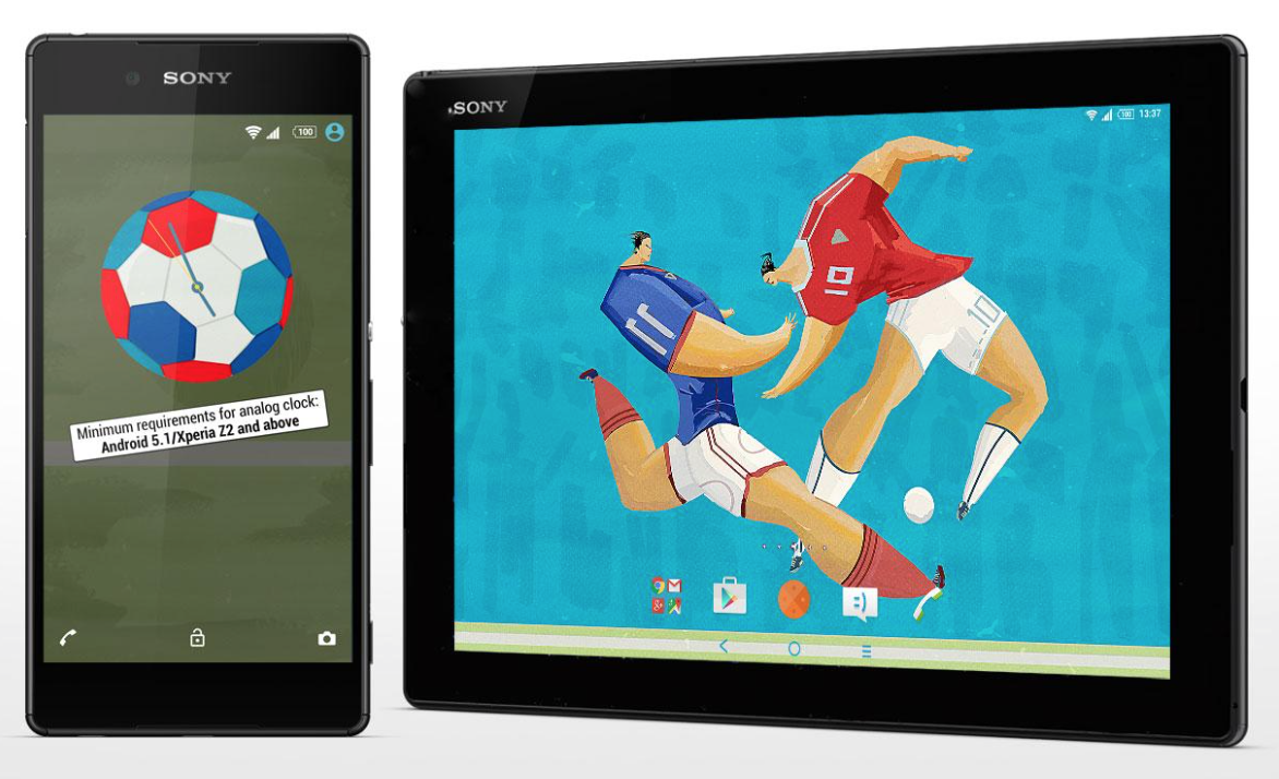 Sony launches Xperia Football Theme