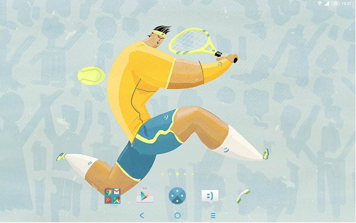 Xperia Tennis Theme 2016