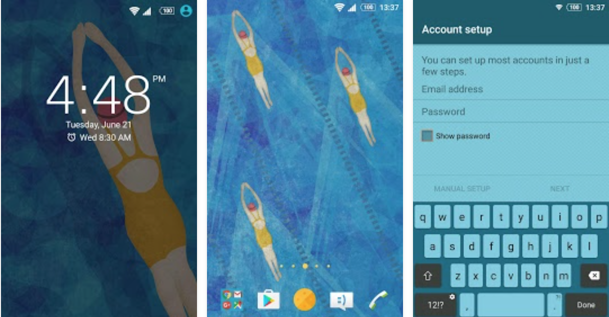 Xperia Swimming Theme