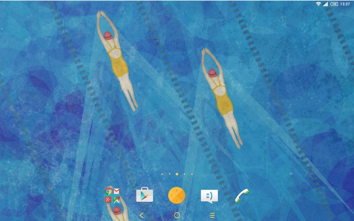 Download Xperia Swimming Theme