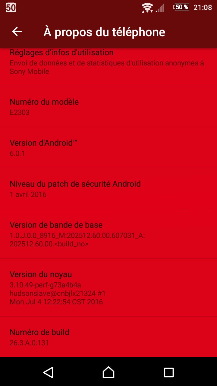 Xperia M4 Aqua 26.3.A.0.131 Firmware update