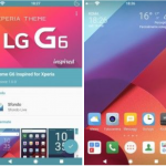 Install LG G6 Inspired Xperia Theme with Icons Pack