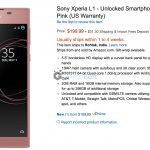 Xperia L1 Unlocked available in USA for $199 – compatible with GSM/LTE carriers